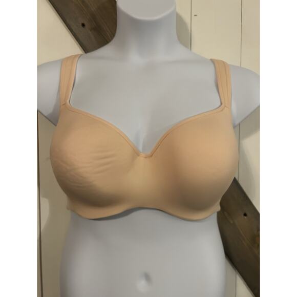 Cacique Lightly Lined Balconette Sexy Bra 40DDD Peach - Picture 1 of 5